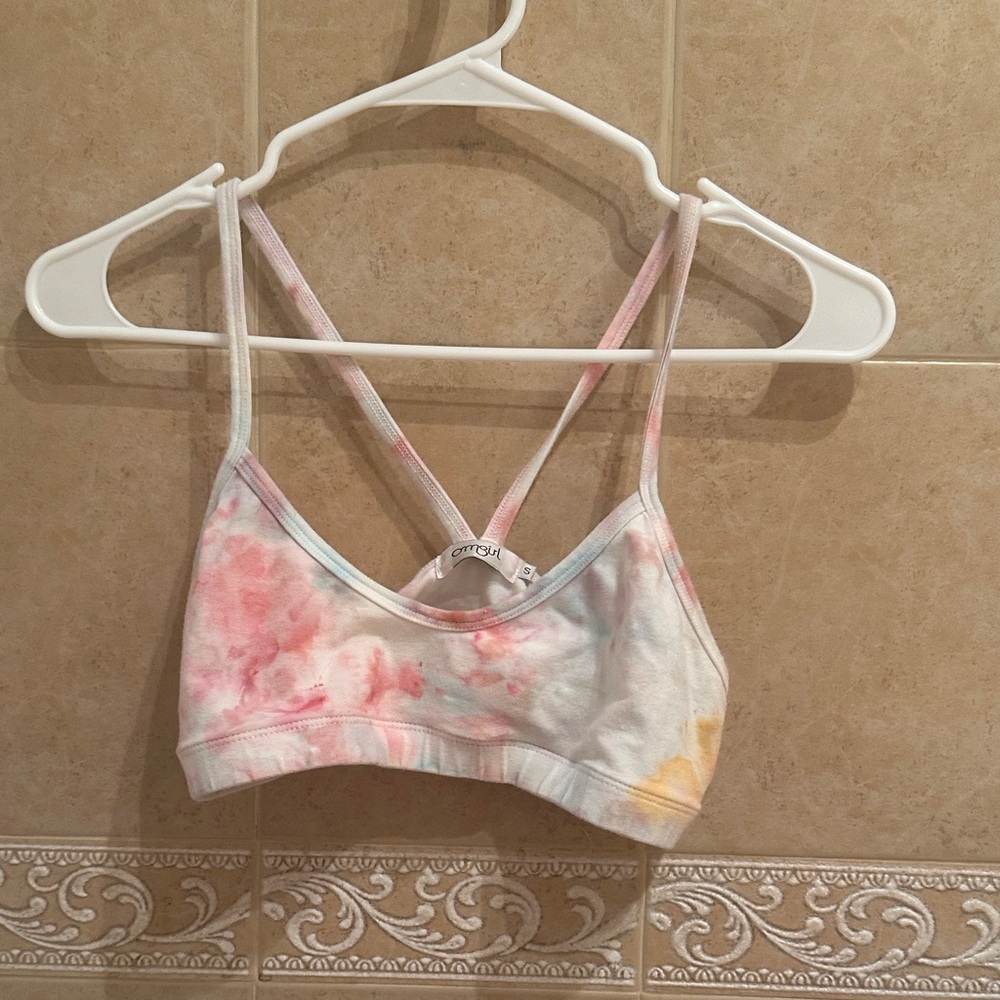 Om Girl Tie-Dye Women's Bralette
